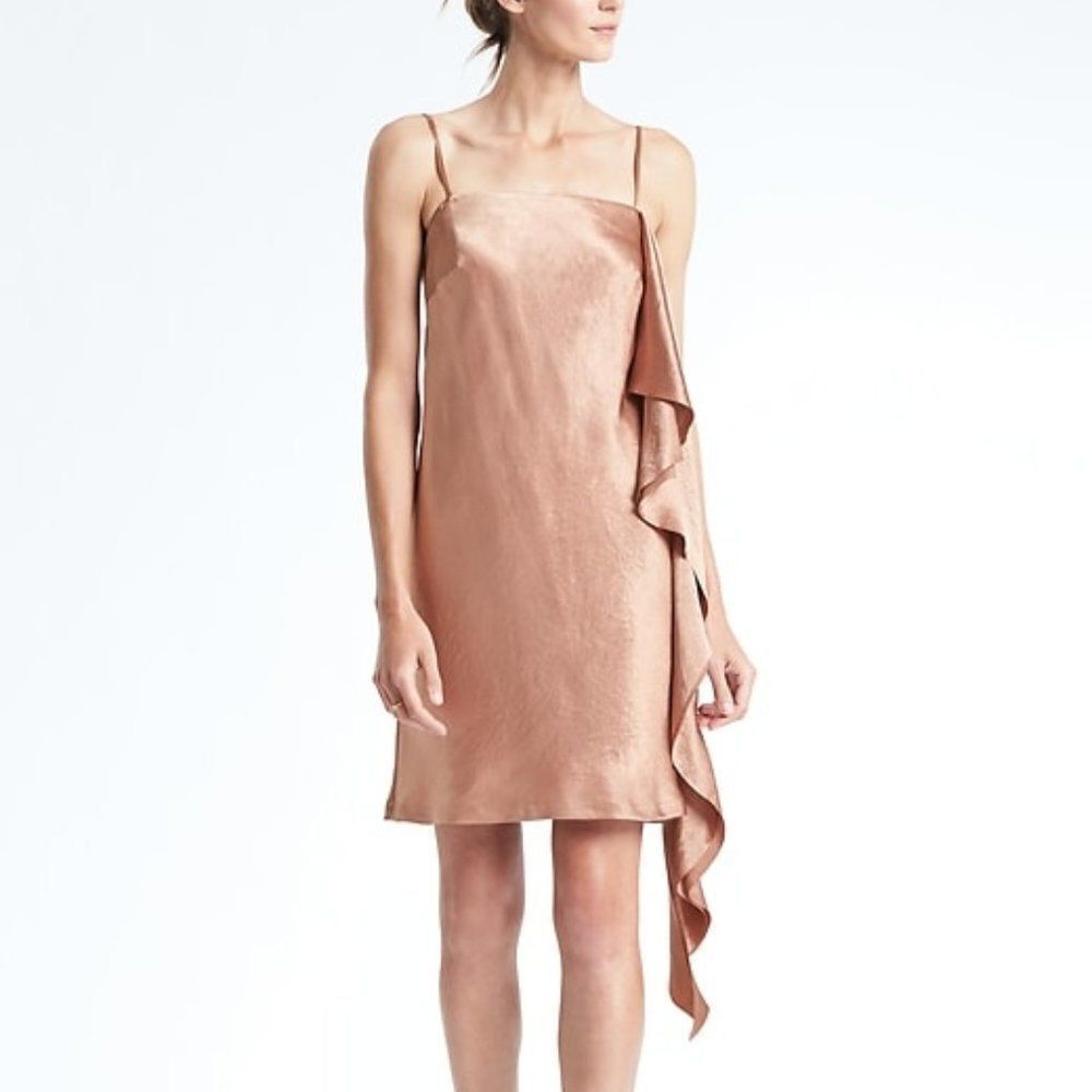 Banana Republic Rose Gold Mini Dress